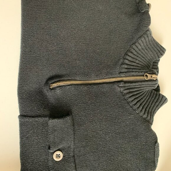 Dockers Men’s 1/4 Zip Cotton Sweater – Black – Medium - Picture 8 of 14